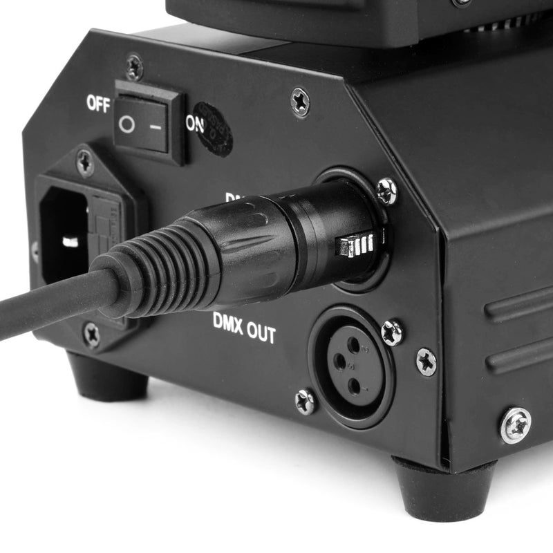 SinLoon (1m) DMX Stage Light Cable,DJ XLR Cable, 3-Pin Female XLR to 5-Pin Male XLR DMX Turnaround Connection for Moving Head Light Par Light Spotlight with XLR Input & Output (5male) - Image 5